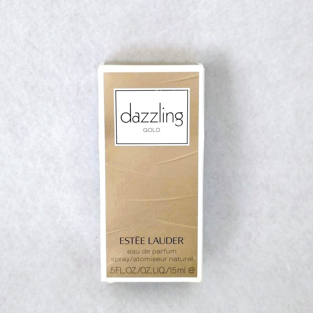 Estee Lauder Dazzling Gold Eau De Parfum Spray Fragrance Perfume O.5 oz/15ml NEW - Picture 2 of 4